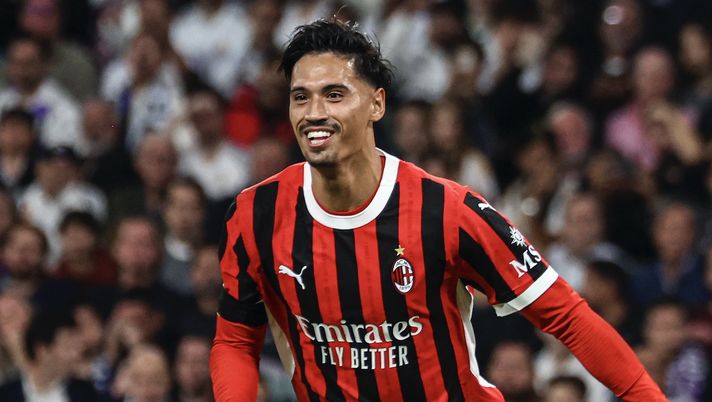 esultanza gol Tijjani Reijnders AC Milan Real Madrid-Milan 1-3 Champions League 2024-2025