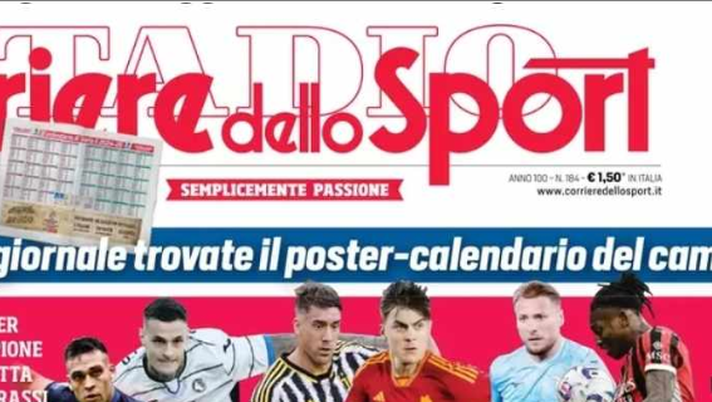 PRIMA PAGINA CORRIERE DELLO SPORT OGGI: “Buongiorno, che intrigo!” - immagine 1