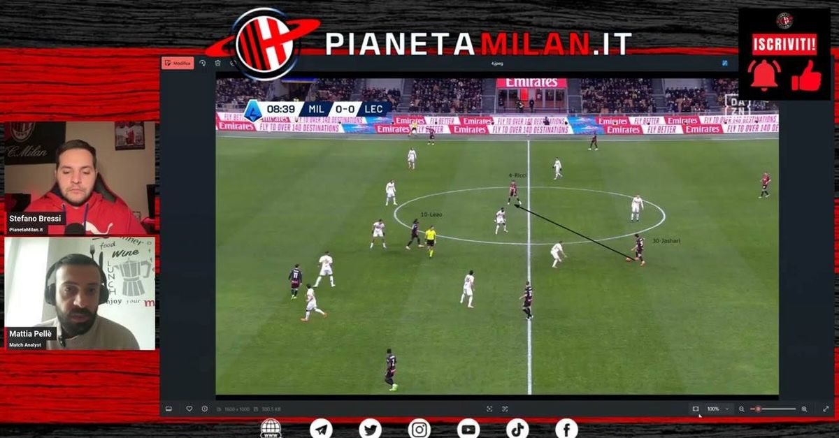 Jashari meglio di Modric? Analisi Milan Lecce 1 0: verticali e aggressivi