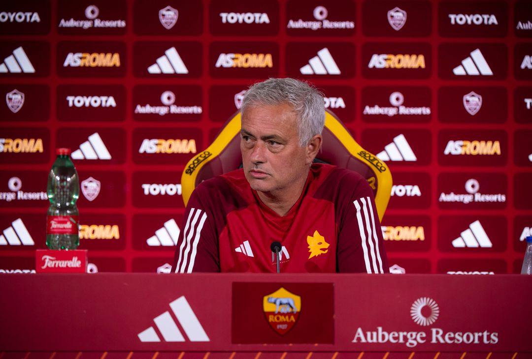 La conferenza stampa di Mourinho alla vigilia della Salernitana – FOTO GALLERY - immagine 12
