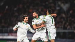 Europa League, il derby Bologna-Roma finisce 1-1: tutti i risultati delle 18.45