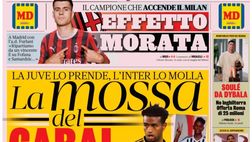 PRIMA PAGINA GAZZETTA DELLO SPORT OGGI: “La mossa del Cabal”