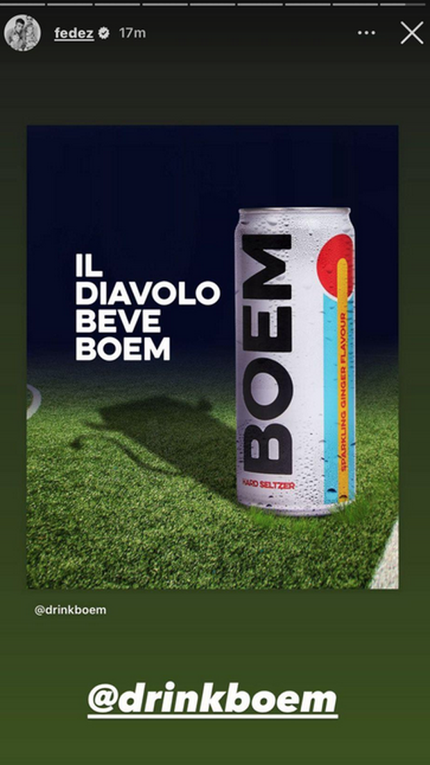 Screenshot Instagram Fedez