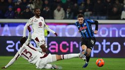 Atalanta-Torino 2-0, il tabellino: due i granata ammoniti