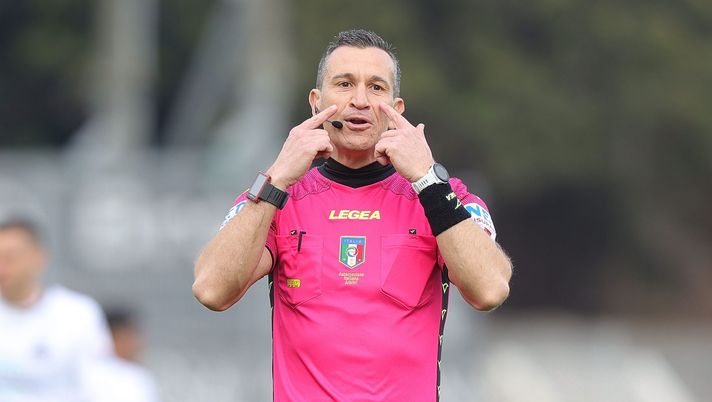 Daniele Doveri, arbitro di Udinese-Milan (getty images)