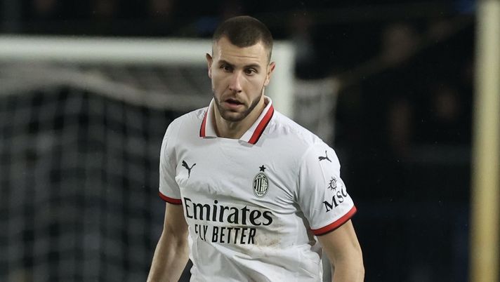 Strahinja Pavlovic AC Milan Empoli-Milan 0-2 Serie A 2024-2025