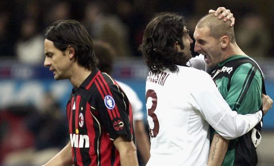 MILAN, ITALY ? DECEMBER 10: Jacopo Balestri and Christian Abbiati of Torino celebrate during the Serie A match between AC Milan and Torino at Giuseppe Meazza San Siro Stadium on December 10, 2006 in Milan, Italy. (Photo by Newpress/Getty Images) Balestri a TN ricorda la finale con il Mantova: “Rimane tanto di quella notte”- immagine 2