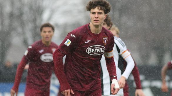VINOVO, ITALY - MARCH 1: Marco Dalla Vecchia of Torino Primavera in action during the Primavera 1 match between Juventus U20 and Torino U20 at Juventus Center on March 1, 2025 in Vinovo, Italy. Photo: Maurizio Valletta