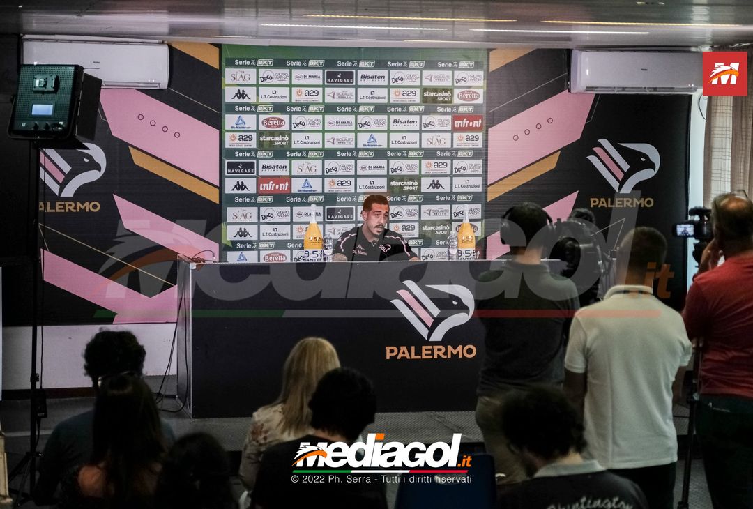 FOTO PALERMO, Francesco Di Mariano presentato in conferenza stampa (Gallery) - immagine 11