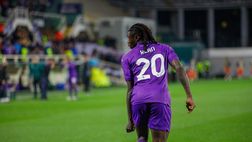 FOTO VN – Kean è al Viola Park: a colloquio con Palladino e poi in campo