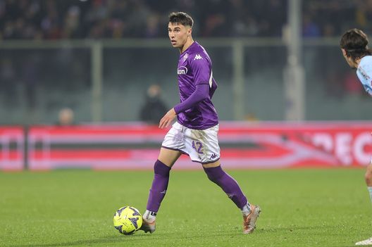FLORENCE, ITALY - JANUARY 04: Alessandro Bianco of ACF Fiorentina in action during the Serie A match between ACF Fiorentina and AC Monza at Stadio Artemio Franchi on January 4, 2023 in Florence, Italy. (Photo by Gabriele Maltinti/Getty Images) Bianco