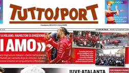 PRIMA PAGINA TUTTOSPORT OGGI: “Gasp fatti più in là”