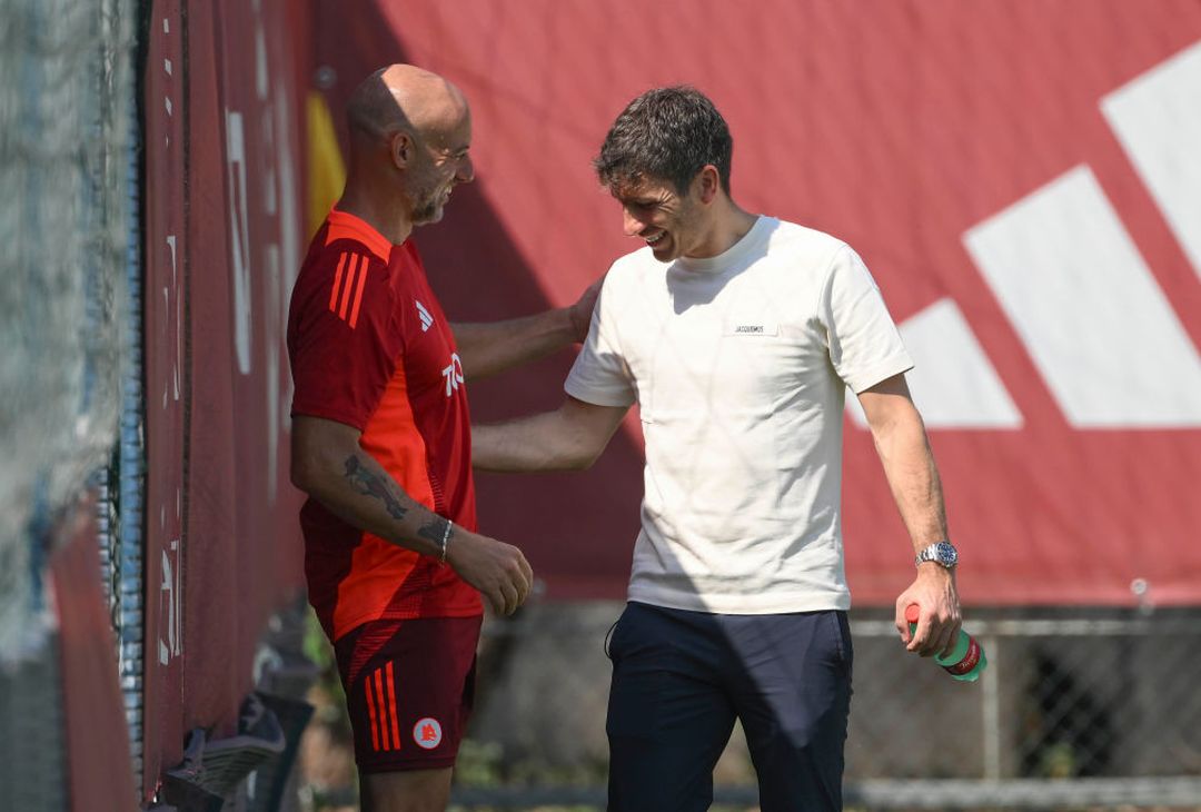 Roma, lavoro sul campo e in palestra a Trigoria – FOTO GALLERY - immagine 3