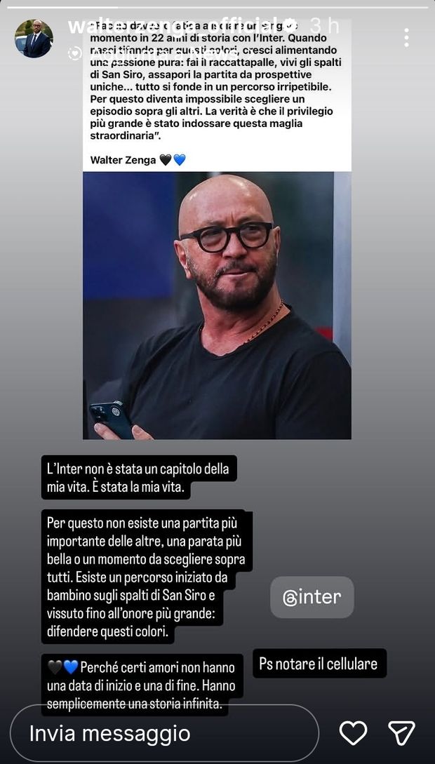 Zenga: “L’Inter non è stata un capitolo, è stata la mia vita. Amore senza data di inizio e fine”- immagine 2