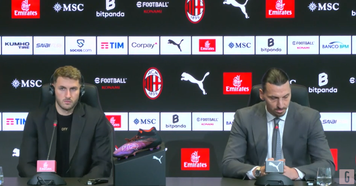 Milan, il siparietto tra Ibrahimovic e Gimenez: “Se parlo mi dicono…” | VIDEO