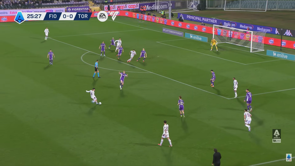 Fiorentina-Torino 2-2, l’analisi dei gol: Gineitis perde palla e inizia la rimonta- immagine 3
