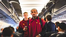 In partenza per Pisa: la Roma si prepara alla sfida – FOTO GALLERY