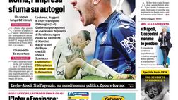 EDICOLA CDS / L’Inter a Frosinone: pancia piena o vuota? Lautaro in panchina