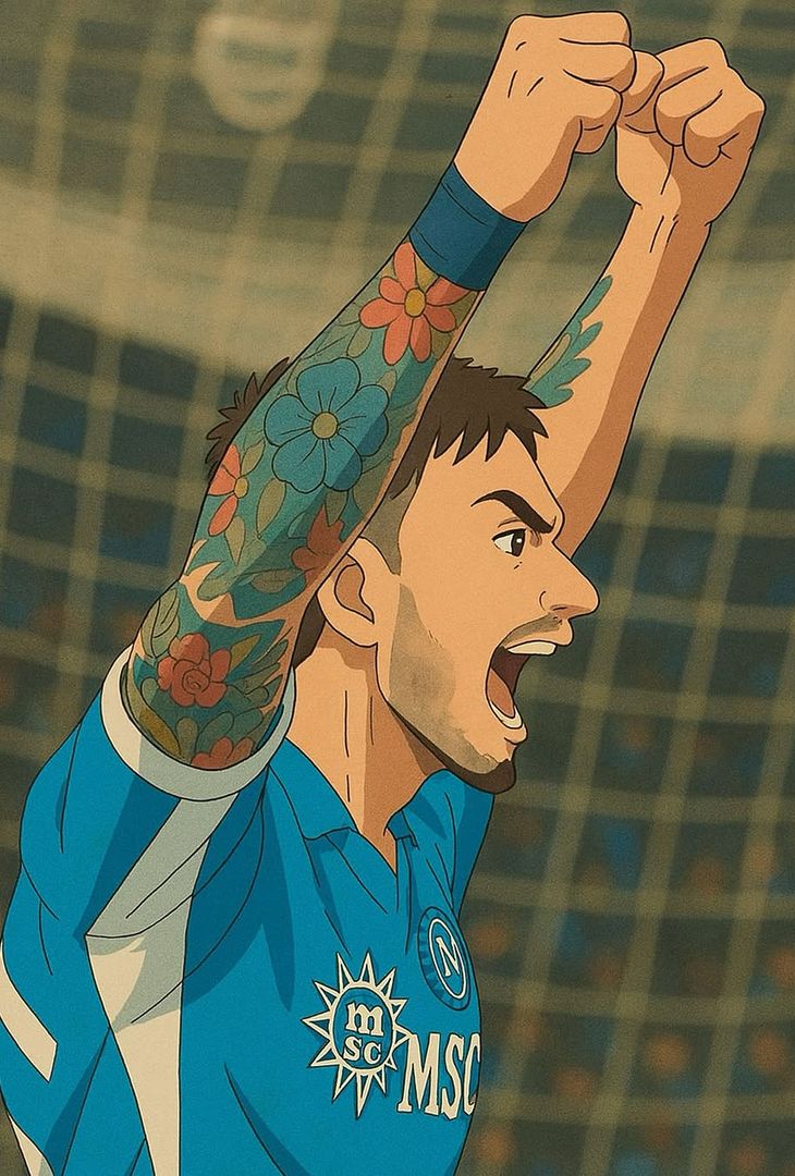 GALLERY Napoli in versione “Studio Ghibli”: gli azzurri diventano un cartone animato - immagine 10