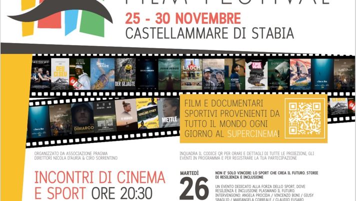 International Sport Film Festival: al via la terza edizione a Castellammare di Stabia - immagine 1