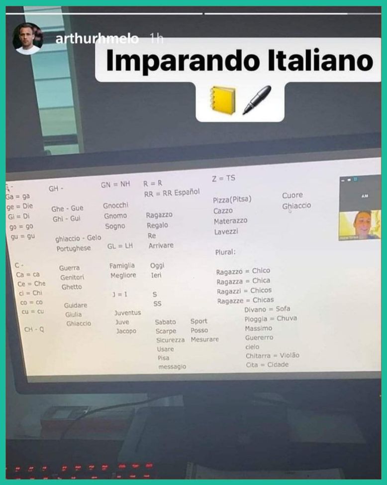 FOTO Fiorentina, Arthur studia l’italiano: tra i termini compare un ex Napoli- immagine 2