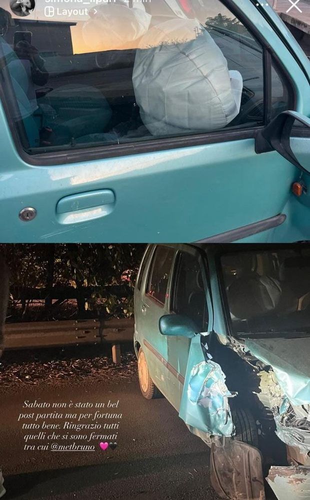 Paura dopo Palermo-Frosinone: tifosa coinvolta in un incidente, la soccorre capitan Brunori- immagine 2