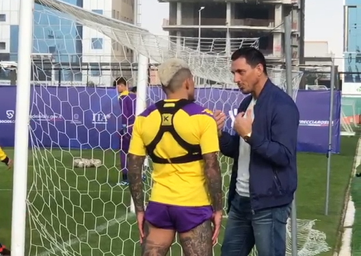 FOTO VN: Dodò a colloquio con Nicolas Burdisso - immagine 1