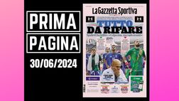 Prima pagina Gazzetta dello Sport: “Italia, tutto da rifare”