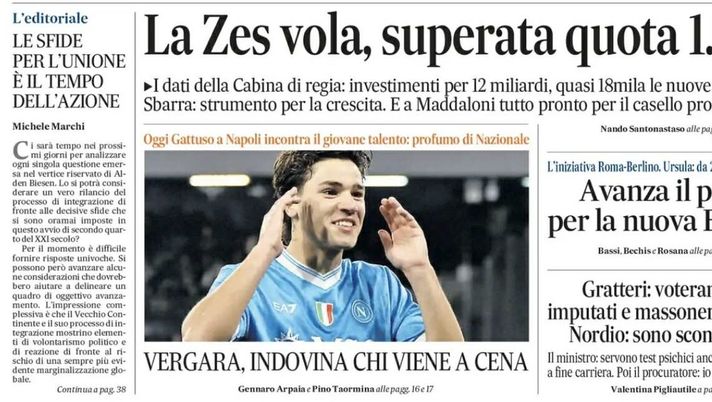 Prime pagine giornali sportivi oggi: il Napoli sui media- immagine 1