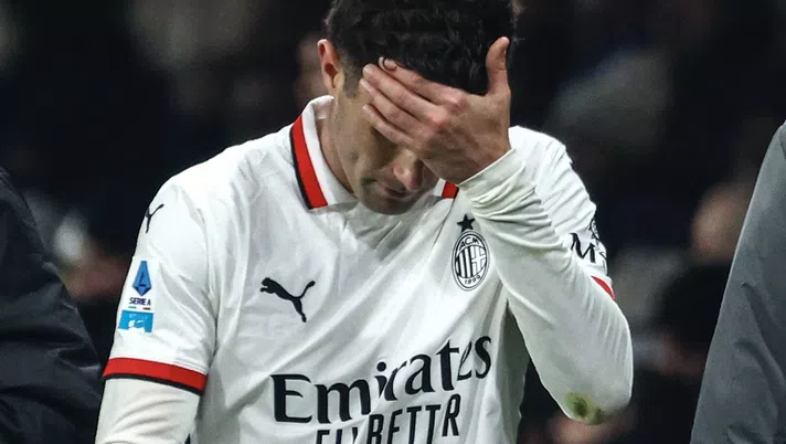 infortunio Christian Pulisic AC Milan Atalanta-Milan 2-1 Serie A 2024-2025