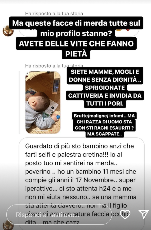 Un’hater a Chiara Nasti: “Basta selfie, cura tuo figlio”. Lei esplode così- immagine 2