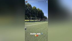 VIDEO – Svilar si allena e torna a “volare”: la spettacolare parata in vacanza