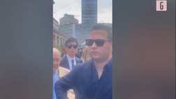 VIDEO Funerali Berlusconi, l’arrivo del presidente dell’Inter Zhang e Marotta