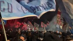 Buon compleanno Lazio! Fuochi d’artificio e bandiere a Piazza della Libertà – VIDEO