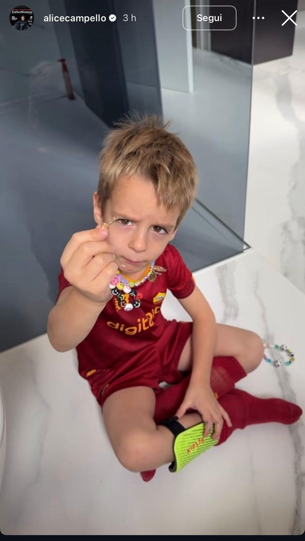 Un piccolo romanista in famiglia Morata: lo scatto che fa il giro del web – FOTO- immagine 2