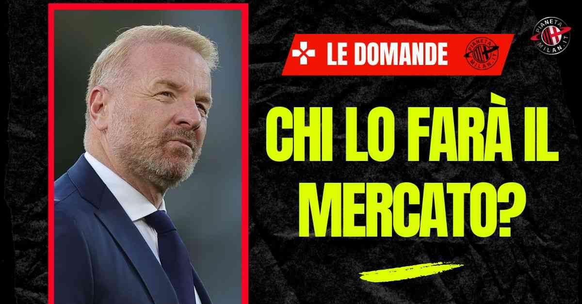 milan all ottavo giorno arrivò tare ma il mercato lo farà lui o furlani