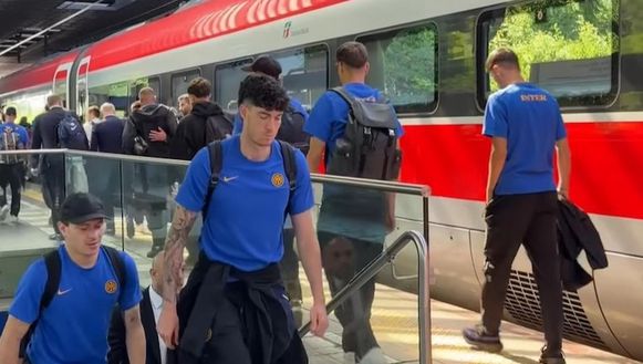 Screen VIDEO / Ultima Serie A, l’Inter in trasferta a Bologna in treno- immagine 2