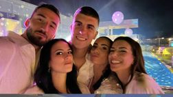 Pellegrini, Mancini e Cristante al party della moglie di Spinazzola: i siparietti