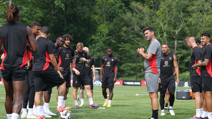 AC Milan allenamento New Jersey