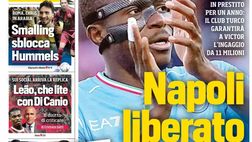 PRIMA PAGINA CORRIERE DELLO SPORT OGGI: “Napoli liberato”