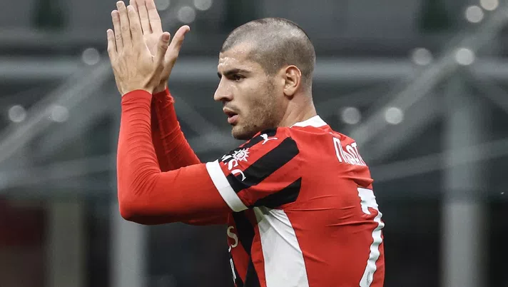 Álvaro Morata AC Milan Milan-Lecce 3-0 Serie A 2024-2025