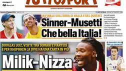EDICOLA TS – Milik-Nizza avvicina Thuram alla Juve