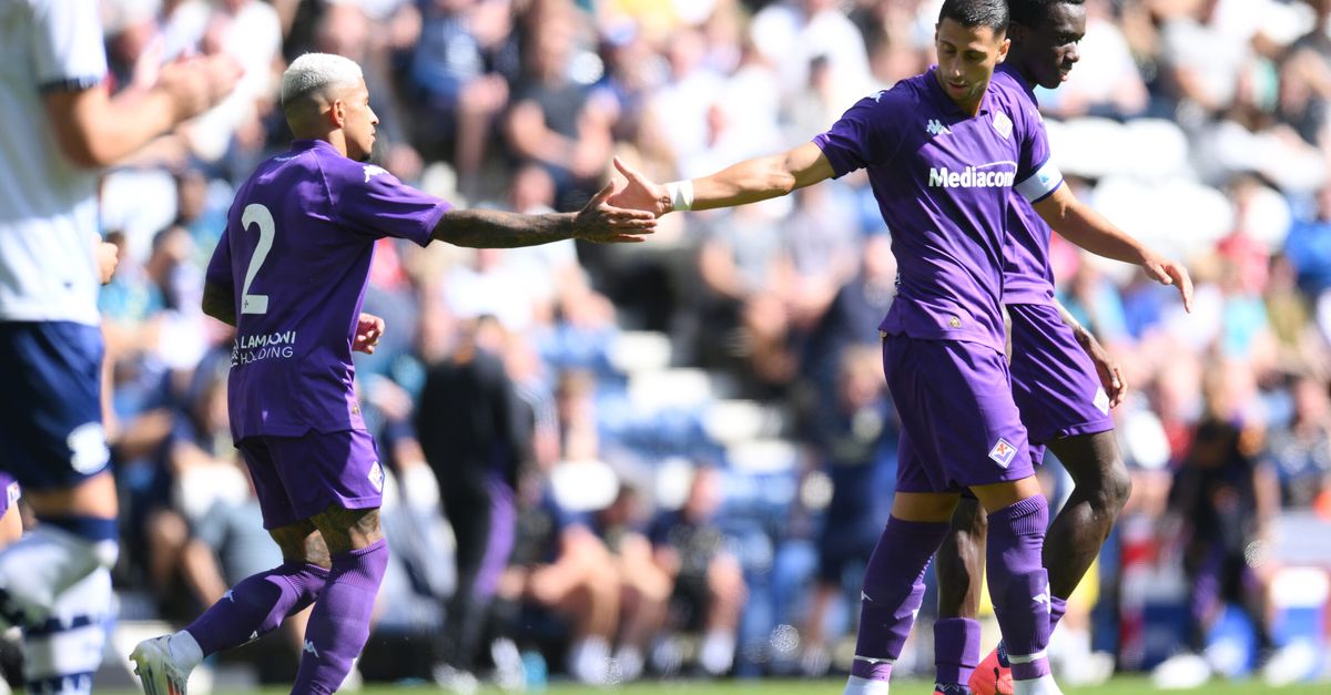 Preston – Fiorentina Live 2-1: Kane disputa el gol y Kouame falla un penal