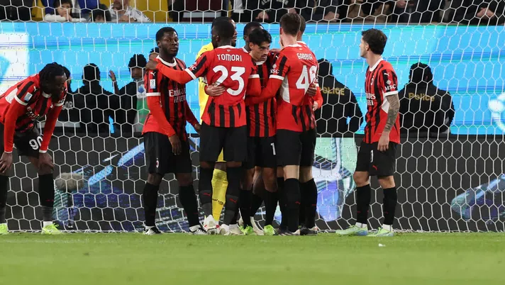 Giocatori AC Milan Juventus-Milan 1-2 Supercoppa Italiana