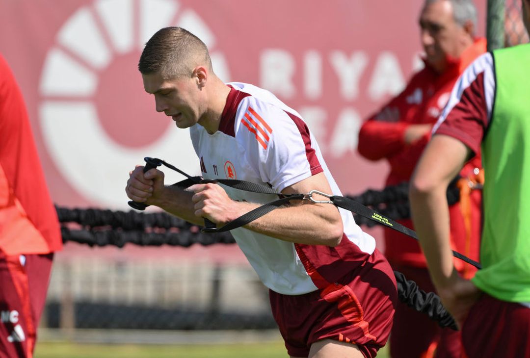 Trigoria, l’allenamento a tre giorni dal Lecce – FOTO GALLERY - immagine 28
