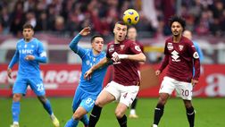 GALLERY Il Napoli è sotto per 1-0 col Torino: le foto del primo tempo