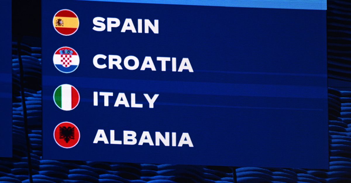 Euro2024, sorteggiati i gironi: l’Italia pesca la Spagna