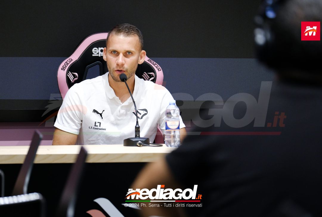 FOTO PALERMO, la presentazione di Alexis Blin in conferenza stampa (Gallery) - immagine 20