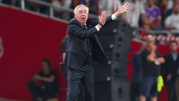 Carlo Ancelotti (allenatore del Real Madrid) potrebbe tornare sulla panchina del Milan | Calciomercato News (Getty Images) Allenatore Milan, Impallomeni: 'La soluzione Ancelotti? E' un fattore il figlio Davide'