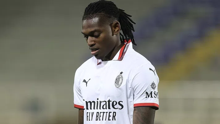 Rafael Leao AC Milan Fiorentina-Milan 2-1 Serie A 2024-2025